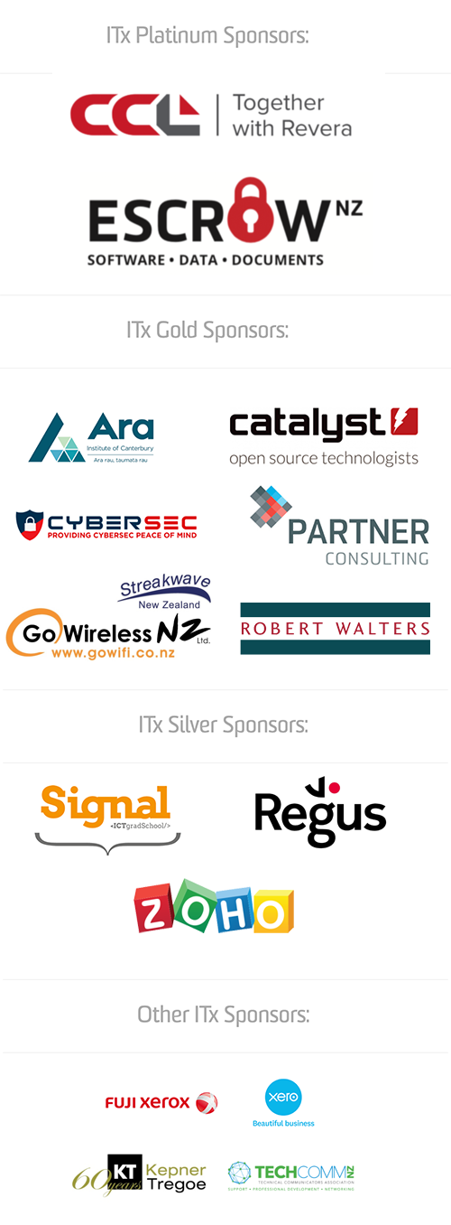 ITx Rutherford 2019 sponsors